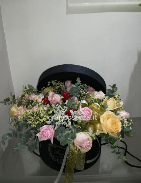 Flower box anniversario