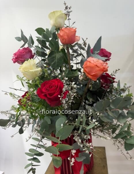 Box rose stelo lungo